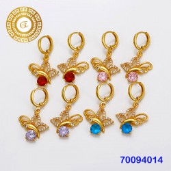 Aretes de Oro Laminado de...
